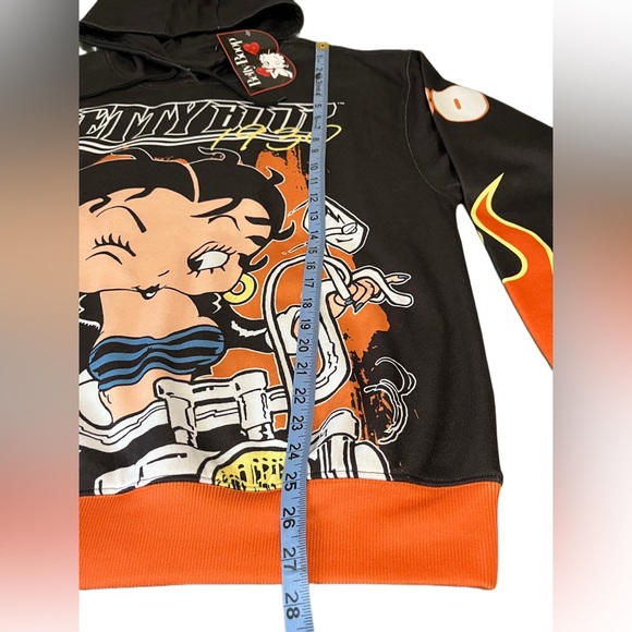 BETTY BOOP FASHION NOVA Juniors GRAPHIC PRINT HOODIE SIZES 7/8 (XS/S) NWT - Picture 12 of 12